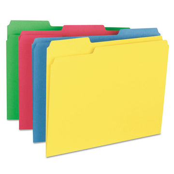 Smead® Colored File Folders, 1-3-cut Tabs, Letter Size, Assorted, 100-box freeshipping - TVN Wholesale